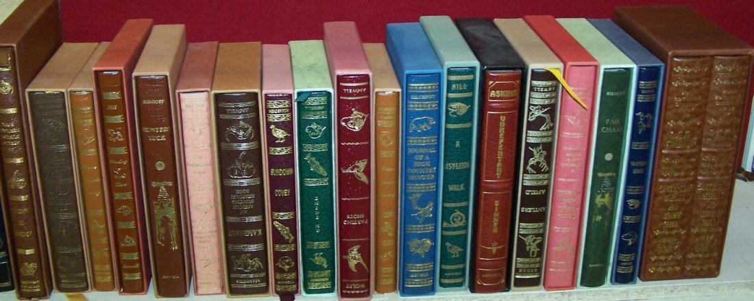 ***21 AMWELL BOOKS: Hunting and outdoor sport related, Limited Edition, ''The Best of Tiger Hunting'', ''Fair Chase'', ''Journal of a High Country Hunter'', ''A Listening Walk'', ''The Formidable Game'', ''The Hunting of
