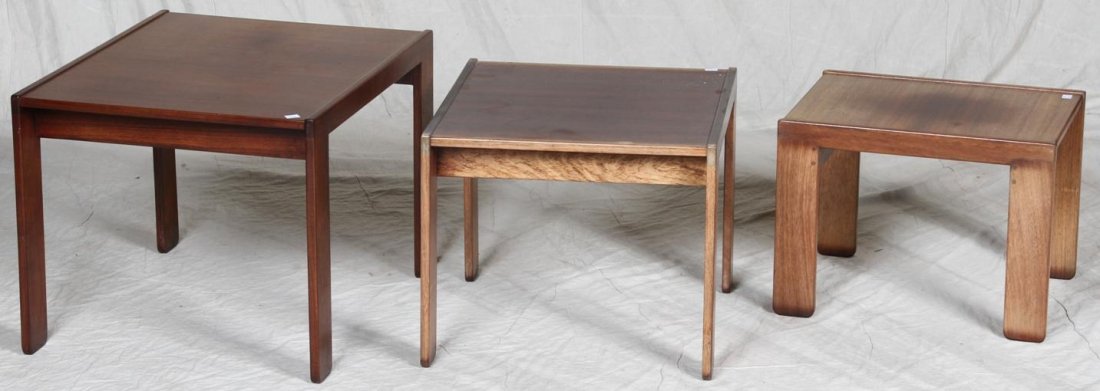 ***SET OF CASSINI SIDE TABLES: Approximate height 18'', width 24 1/2'', depth 19 3/4''.