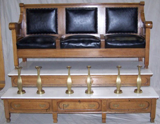 3 Seat Shoe Shine Bench May 19 2013 Bunte Auction Services