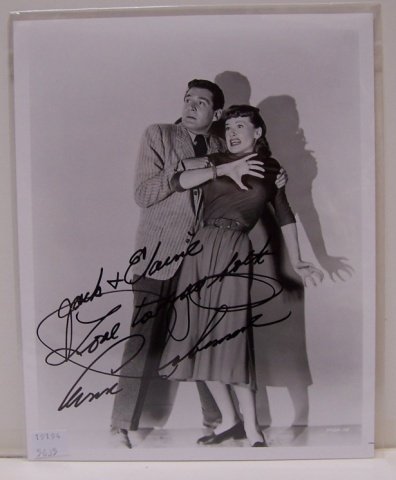 *ANN ROBINSON AUTOGRAPH: War of the World's, 8" x 10" black and white movie still, from the private collection of Jack Mulqueen, TV producer.