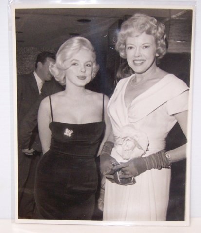 *PHOTOGRAPH: Marilyn Monroe and Fran Allison.