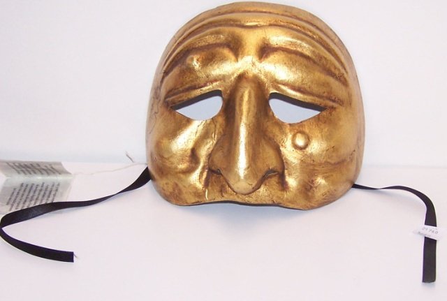 *HEATH LEDGER SIGNED MASK: From Casanova, (originally sold for charity organization Clothes Off Our Back).