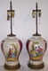 *PAIR OF OLD PARIS PORCELAIN URNS - 2