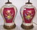 *PAIR OF OLD PARIS PORCELAIN URNS - 3