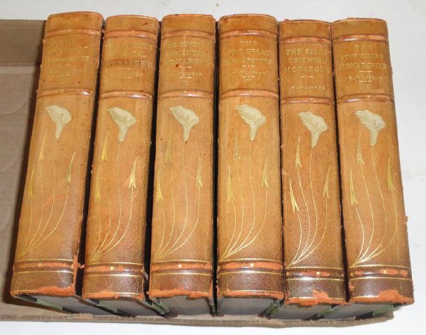 *6 VOLUMES: "The Five Great Monarchies" 3 volumes, Dodd, Mead, & Co., New York, 1882, "The Seventh Oriental Monarchy" 2 volumes and "The Sixth Oriental Monarchy".