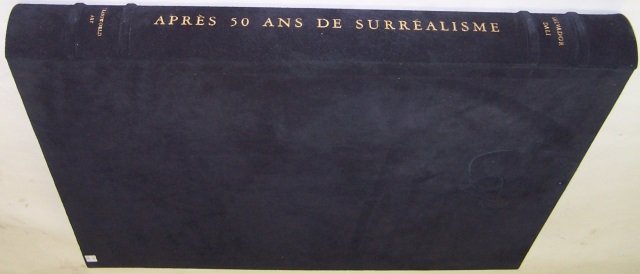 *SALVADOR DALI PORTFOLIO (24 TOTAL ETCHINGS): "Apres 50 Ans De Surrealisme" (50 Years of Surrealism), boxed set in French text, deluxe edition containing 12 etchings on BFK Rives watermarked paper and 12 etchings on Japon, all numbered with Roman