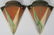 *PAIR OF ROSEVILLE ART POTTERY WALL POCKETS