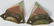 *PAIR OF ROSEVILLE ART POTTERY WALL POCKETS - 3