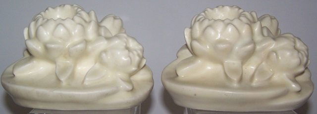 *PAIR OF ROOKWOOD ART POTTERY BOOKENDS (1 of 4)