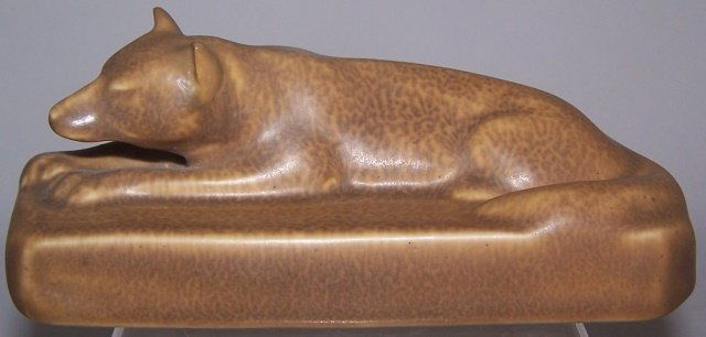 *ROOKWOOD ART POTTERY FIGURAL PAPERWEIGHT (1 of 6)