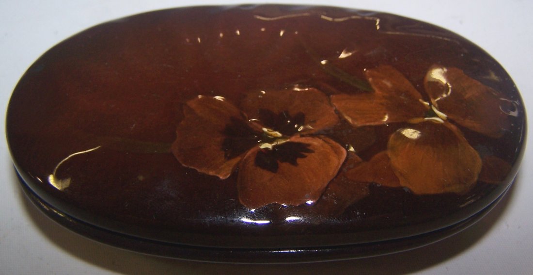 *ROOKWOOD ART POTTERY COVERED BOX (1 of 5)
