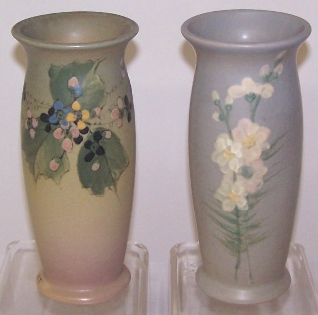 *2 WELLER ART POTTERY VASES (1 of 4)