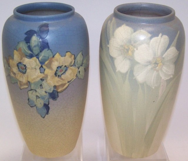 *2 WELLER ART POTTERY VASES (1 of 10)