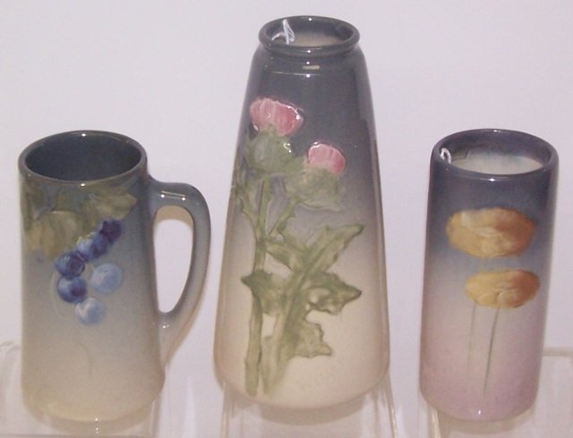 *3 PIECES OF WELLER ART POTTERY (1 of 4)