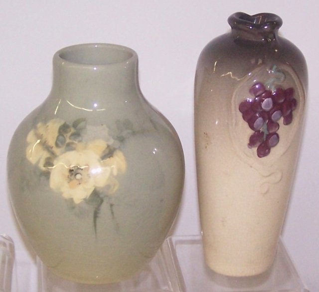 *2 ART POTTERY VASES (1 of 4)