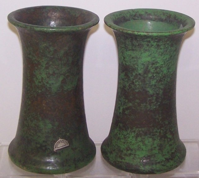 *2 WELLER ART POTTERY VASES (1 of 4)
