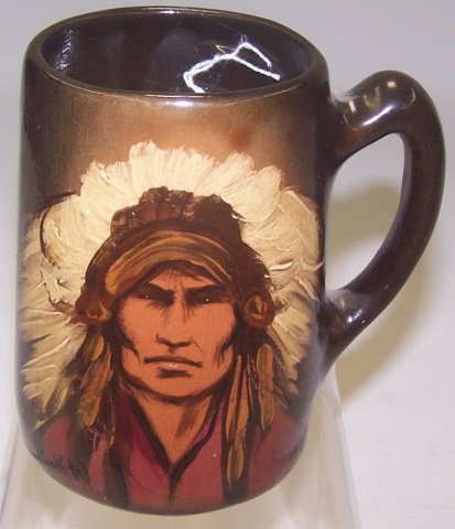 *RICK WISECARVER ART POTTERY MUG (1 of 2)