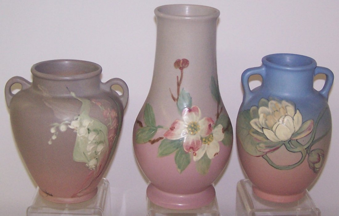 *3 PIECES OF WELLER ART POTTERY (1 of 6)