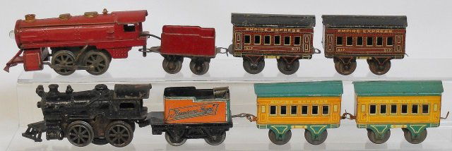 *AMERICAN FLYER WIND UPS WITH EMPIRE EXPRESS CARS (1 of 2)