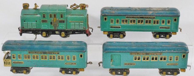 *AMERICAN FLYER O GAUGE GOLDEN STATE SET (1 of 3)