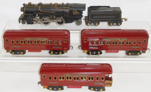 *AMERICAN FLYER O GAUGE 5 PIECE PASSENGER SET (1 of 3)