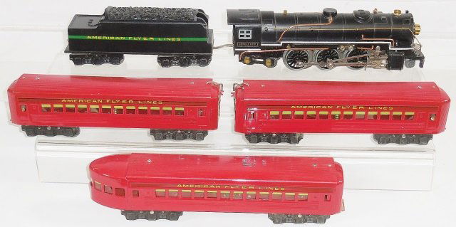 *AMERICAN FLYER O GAUGE PASSENGER SET (1 of 3)