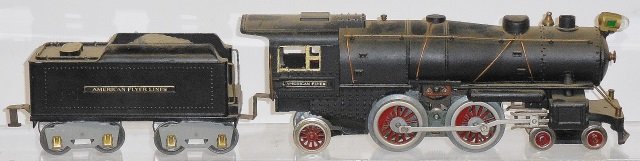 *AMERICAN FLYER #4692 STEAM LOCOMOTIVE: Standard gauge , with #4671 tender, Ives casting,.