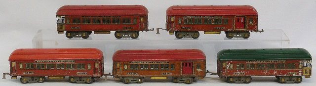 *5 AMERICAN FLYER STANDARD GAUGE COACH CARS (1 of 3)