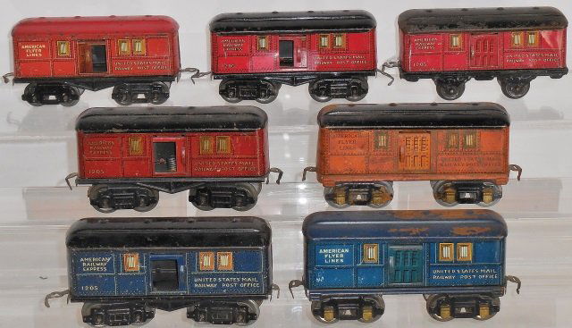 *GROUP AMERICAN FLYER O GAUGE #1205 BAGGAGE CARS (1 of 3)