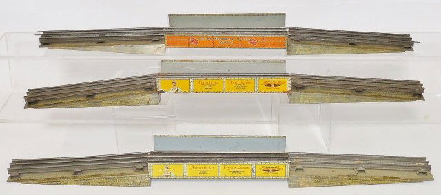 *3 AMERICAN FLYER O GAUGE BRIDGES (1 of 3)