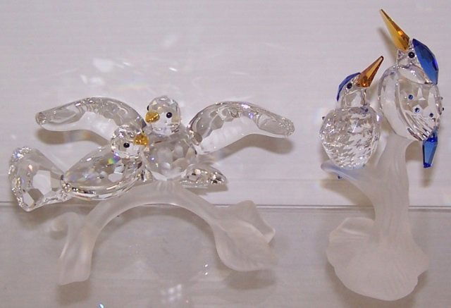 *2 SWAROVSKI CRYSTAL FIGURAL GROUPS (1 of 1)