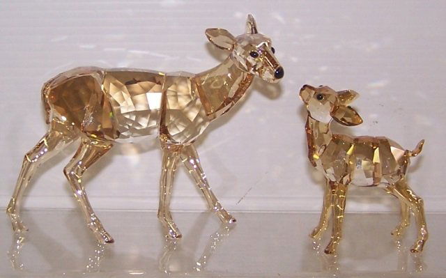 *2 SWAROVSKI CRYSTAL FIGURES (1 of 1)