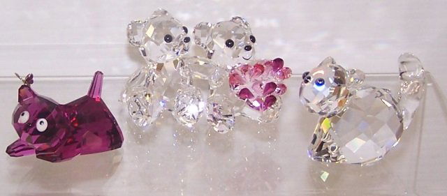 *3 SWAROVSKI CRYSTAL FIGURES (1 of 1)