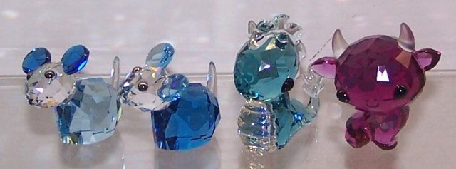 *4 SWAROVSKI CRYSTAL FIGURES (1 of 1)
