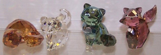 *4 SWAROVSKI CRYSTAL FIGURES (1 of 1)
