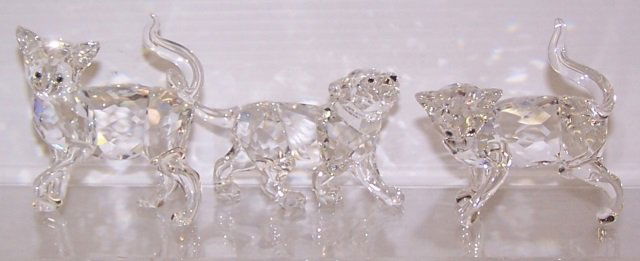 *3 SWAROVSKI CRYSTAL FIGURES (1 of 1)