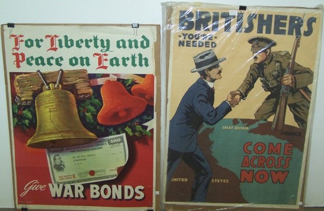 2 VINTAGE WWII ERA POSTERS (1 of 3)
