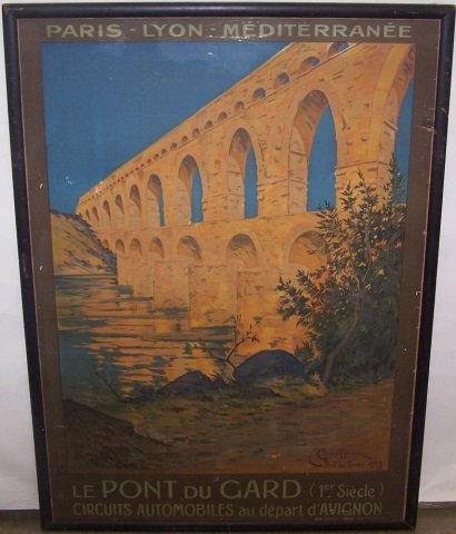 FRAMED VINTAGE POSTER (1 of 3)