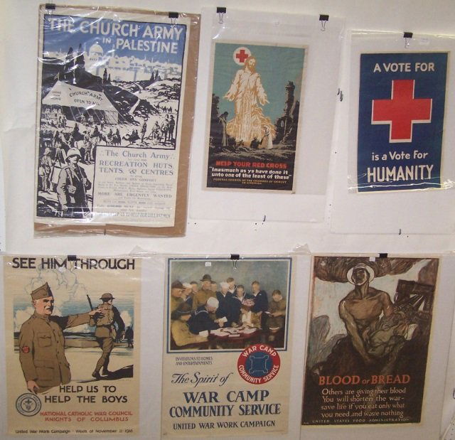 6 WAR PROPAGANDA POSTERS (1 of 3)