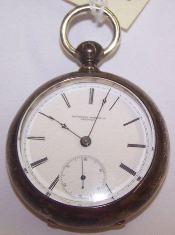 *ROCKFORD SILVER OPEN FACE POCKET WATCH (1 of 3)