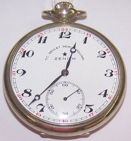 *SILVER RAILROAD POCKET WATCH (1 of 2)