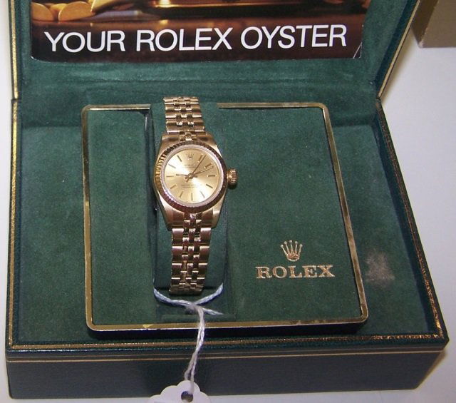 *LADIES' ROLEX 14K WRISTWATCH (1 of 4)