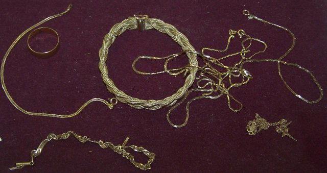 *GROUP OF 14K YELLOW GOLD JEWELRY (1 of 1)
