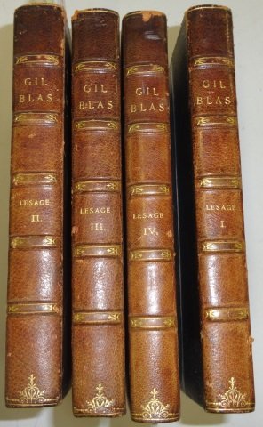 *4 LEATHER BOUND BOOKS (1 of 5)