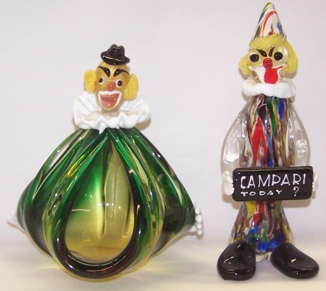 *2 MURANO ART GLASS FIGURES (1 of 1)
