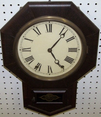 *EARLY 20TH C. WALL CLOCK (1 of 4)