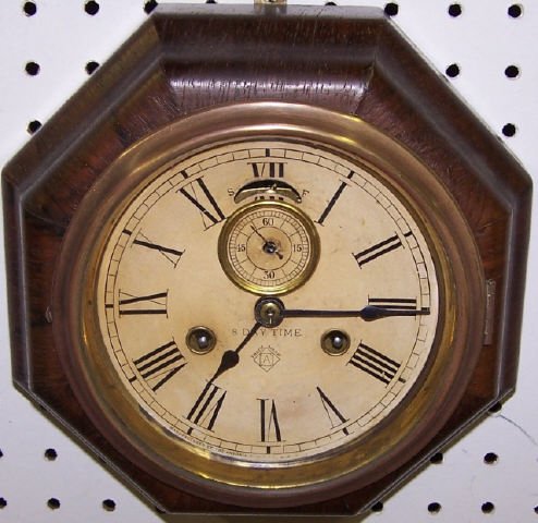 *ANSONIA 8 DAY WALL CLOCK (1 of 2)