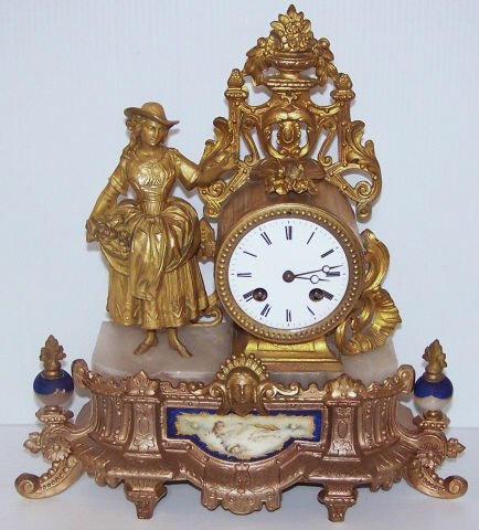 *FRENCH MANTEL CLOCK (1 of 3)