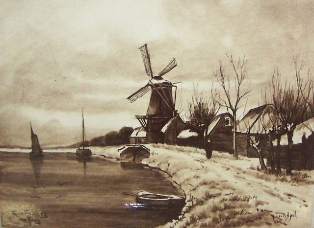 *ROZENBURG PORCELAIN PLAQUE (1 of 6)