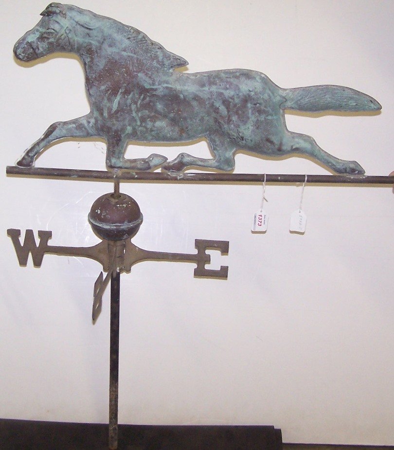 *COPPER HORSE WEATHER VANE (1 of 1)